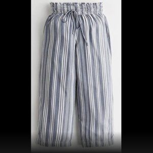 Hollister Wide Leg Stripe Trousers